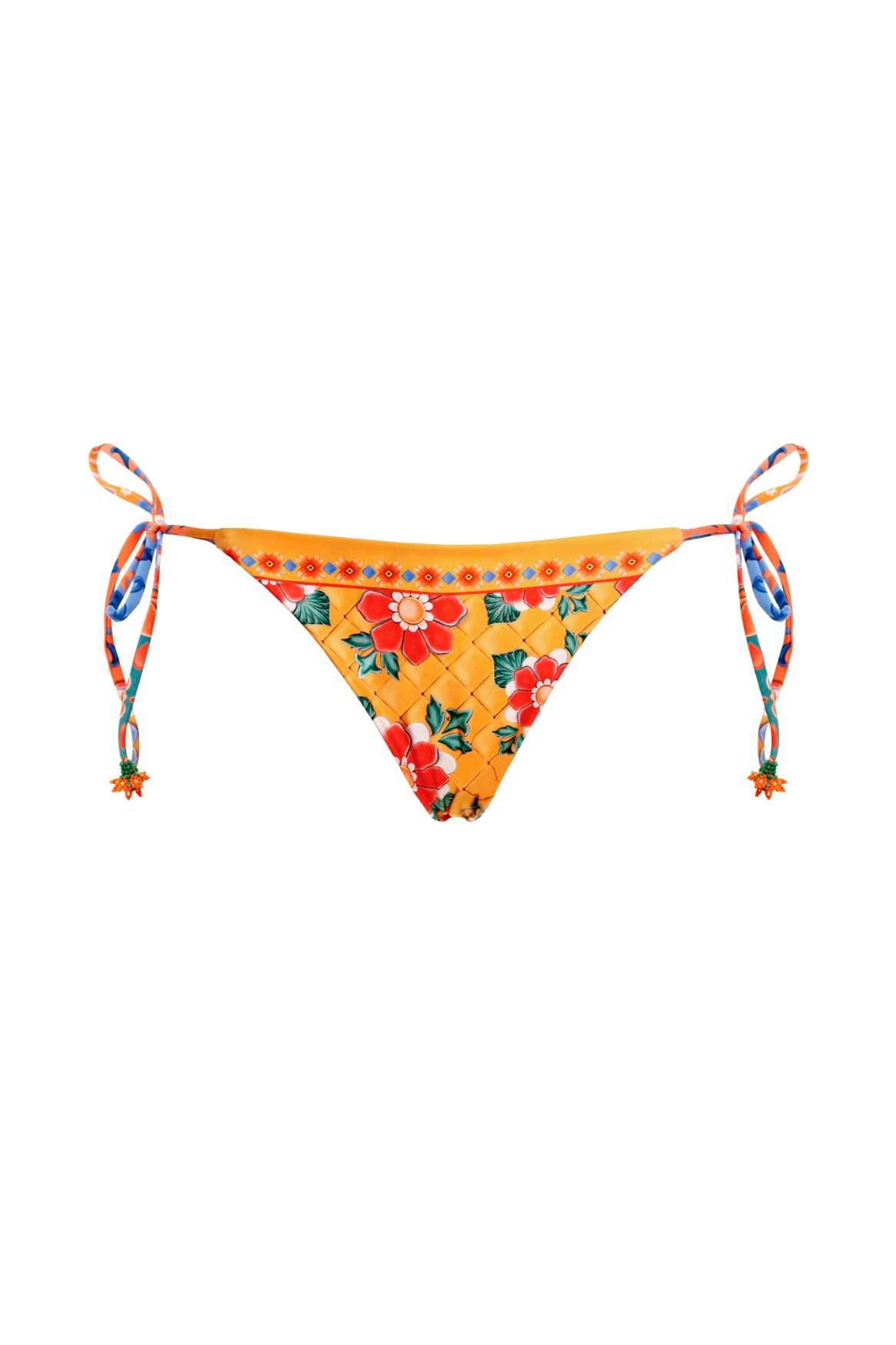 Alegria Reversible Bikini Bottom | Tile