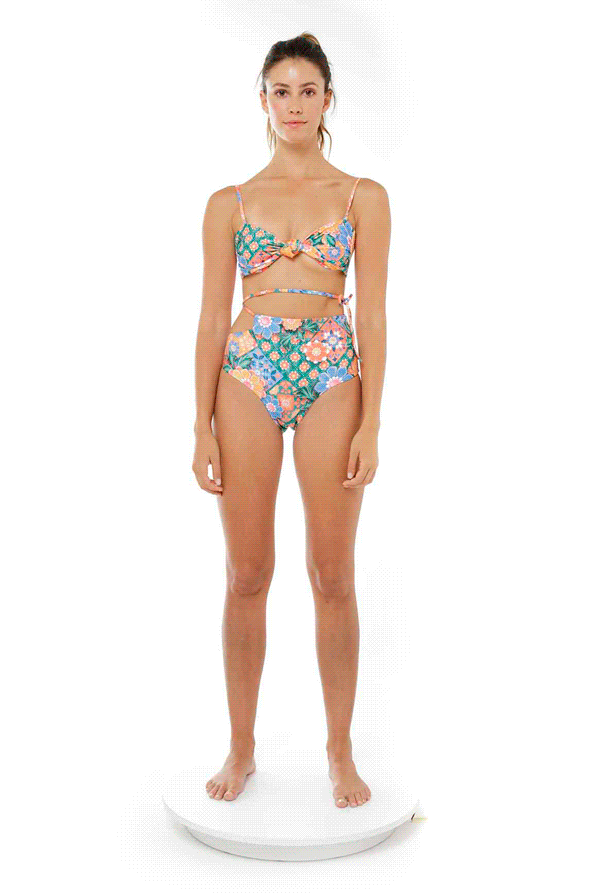 Glenda Bikini Bottom | Tile