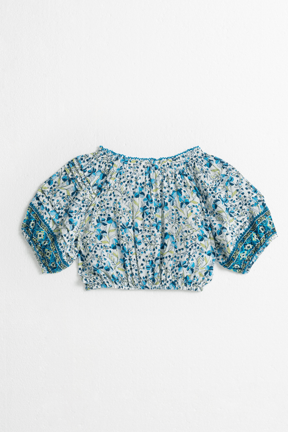 Kids Top Andrea - Blue Mini Jonquille - Poupette St Barth