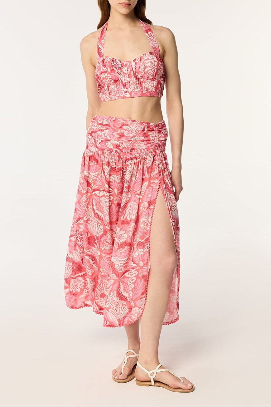 Top Carla - Pink Tiger Lily - Poupette St Barth