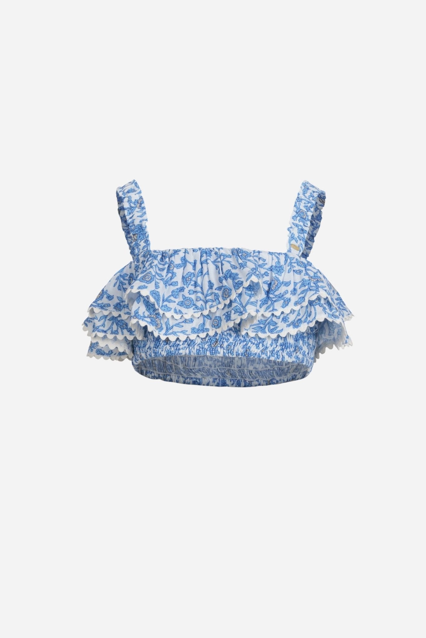 Top Chiara for girls - Blue Lazuli - Poupette St Barth