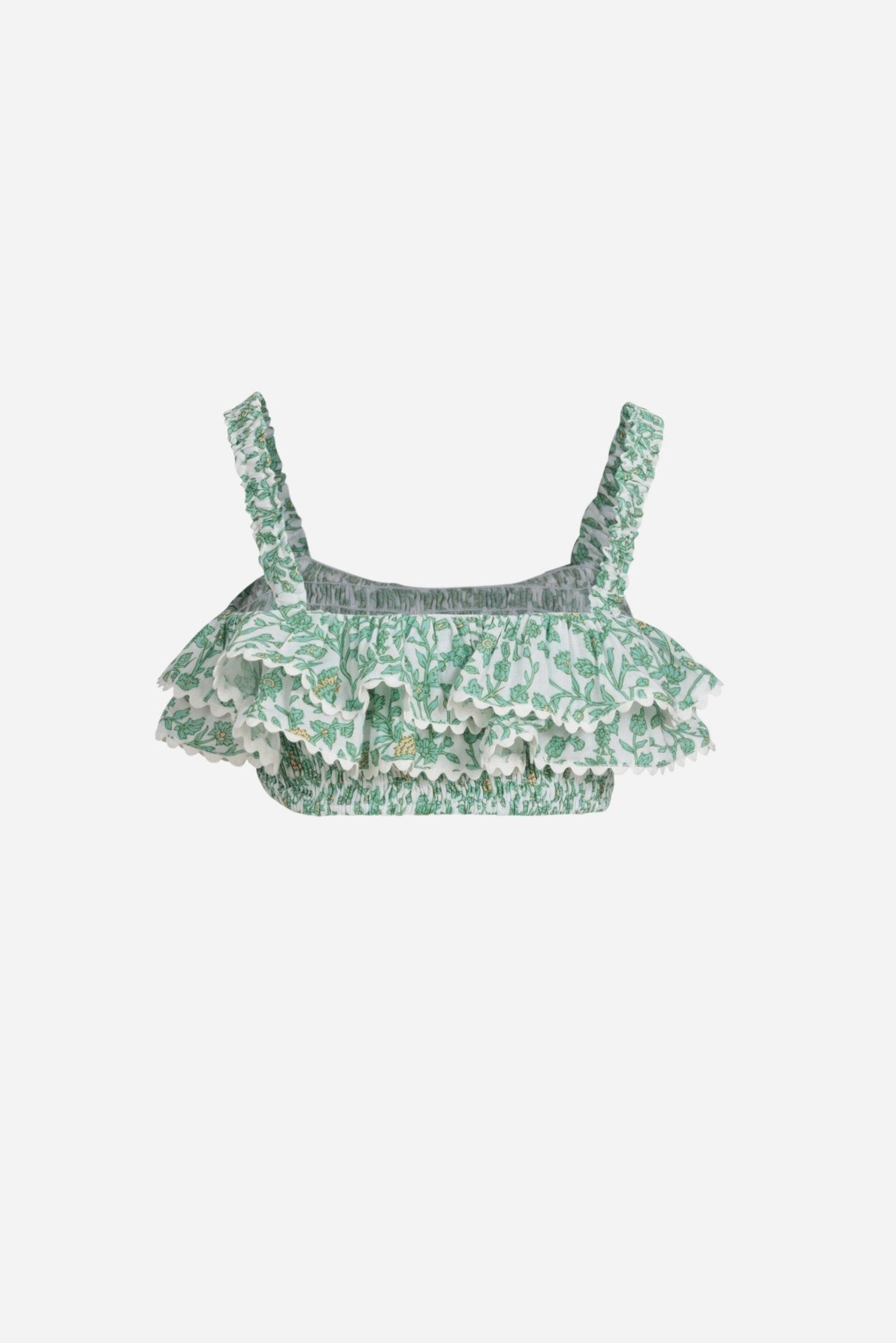 Top Chiara for girls - Green Lazuli - Poupette St Barth