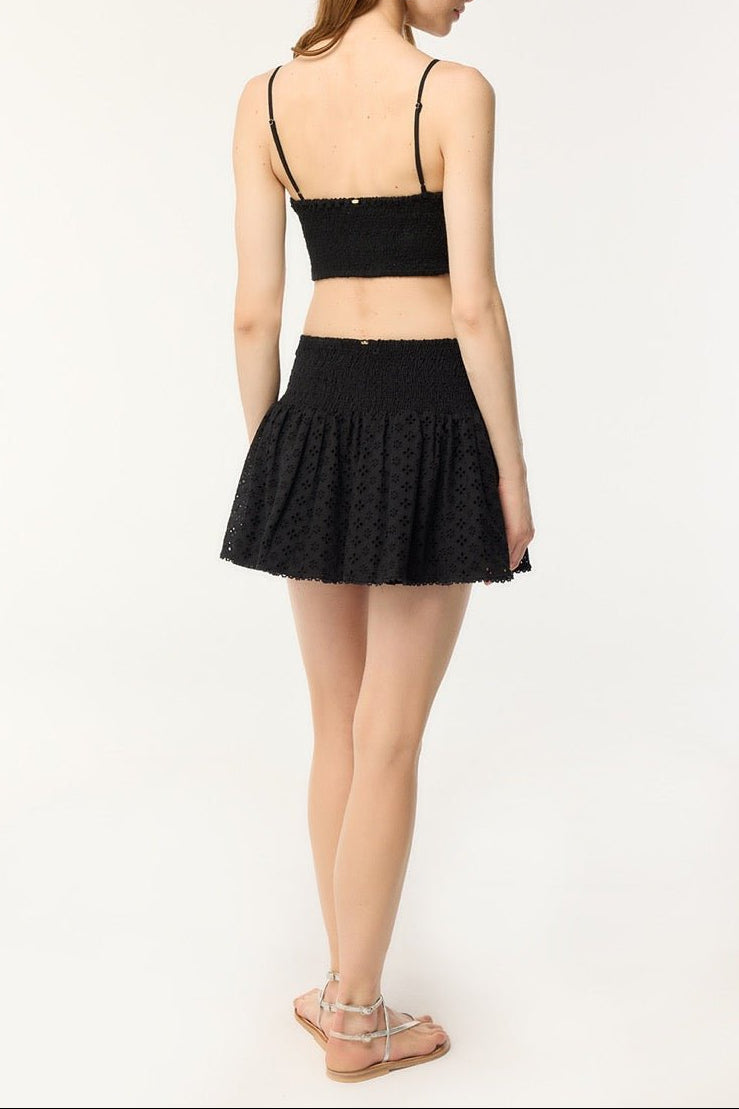 Mini Skirt Colleen - Black - Poupette St Barth