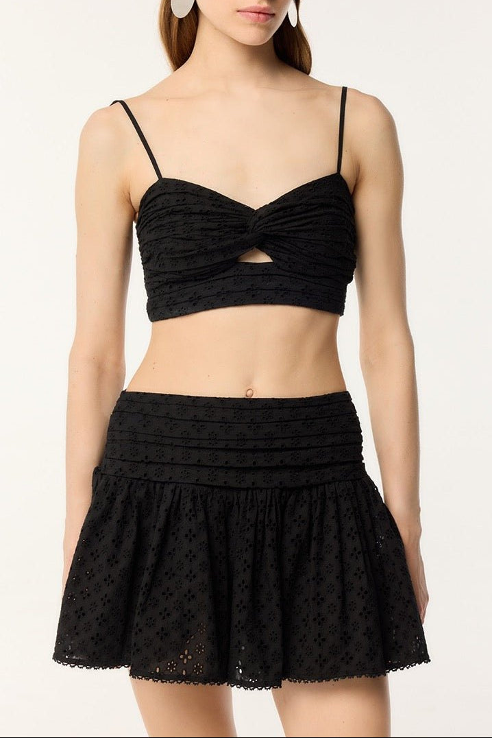 Mini Skirt Colleen - Black - Poupette St Barth
