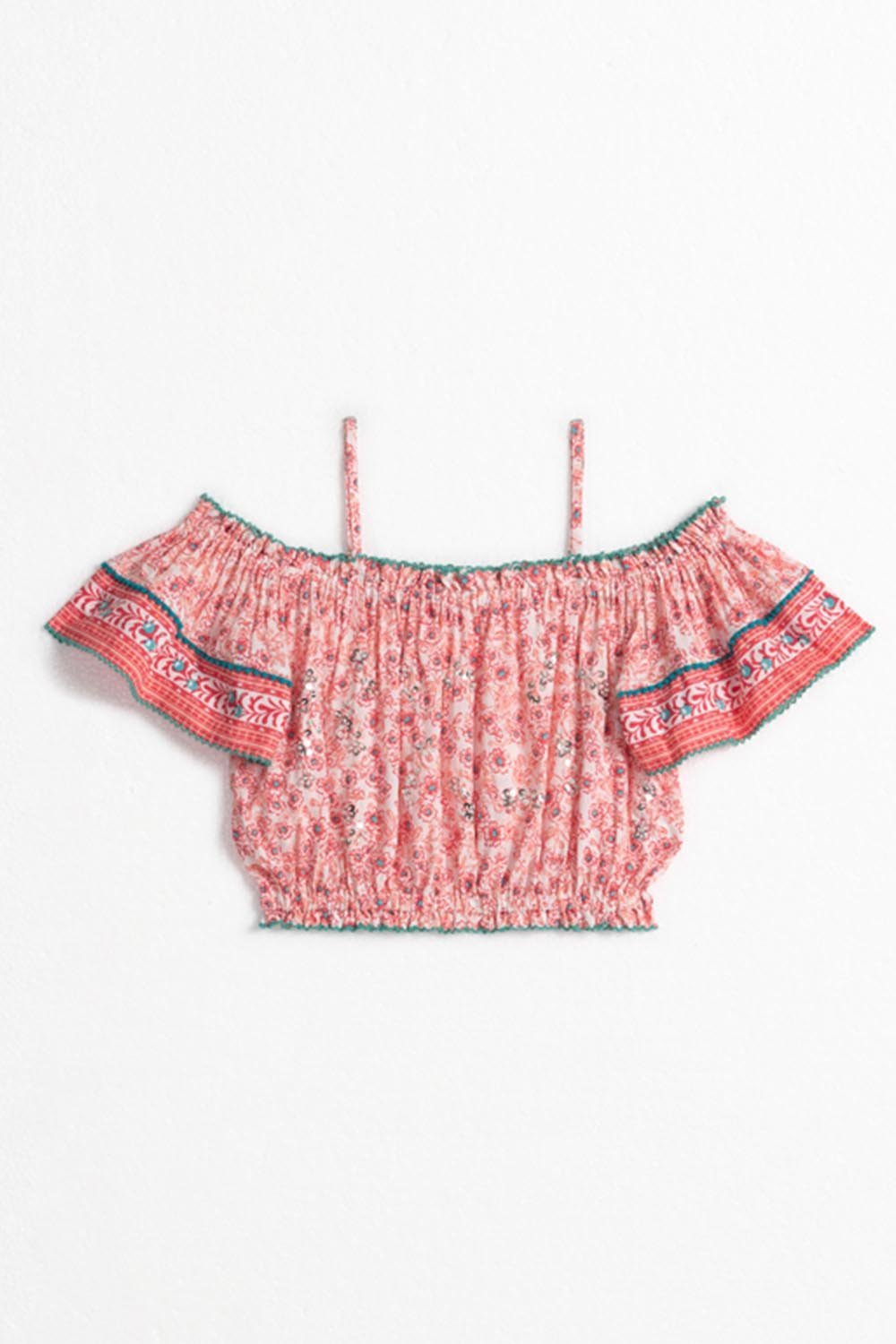 Kids Top Donna - Pink Anemone - Poupette St Barth