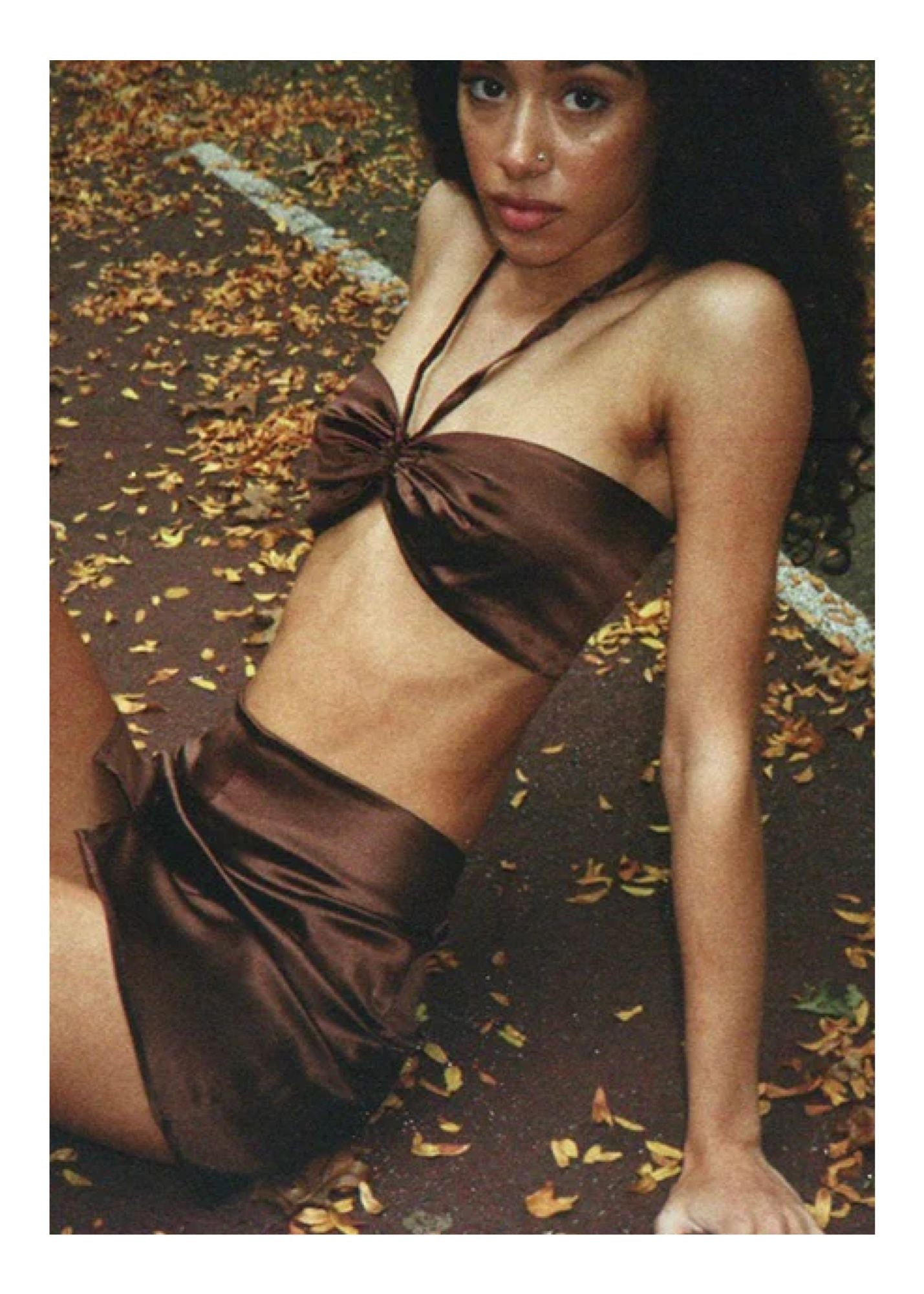 QUINCE HALTER BROWN + DEADSTOCK