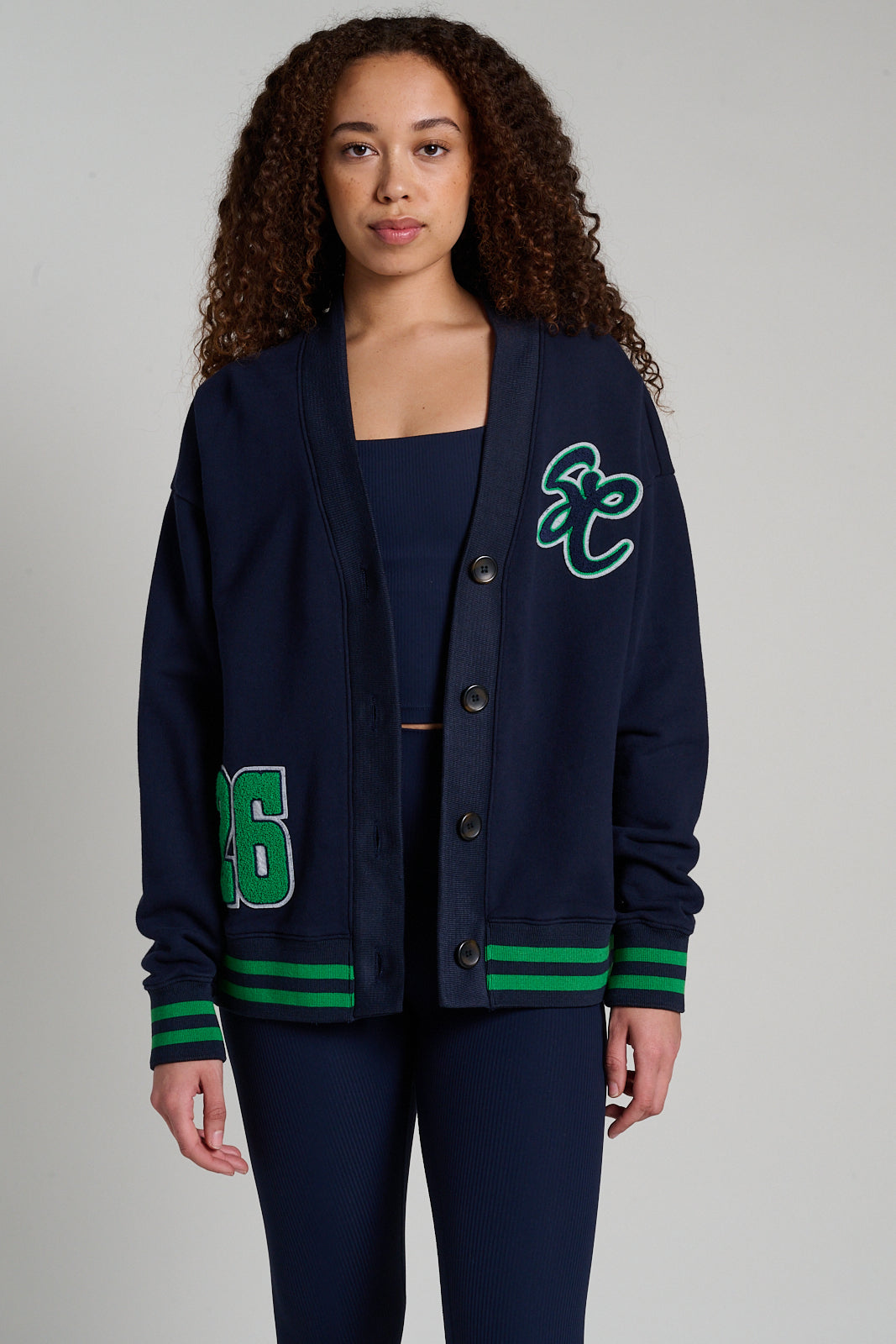 Varsity Cardigan | Soul by SoulCycle