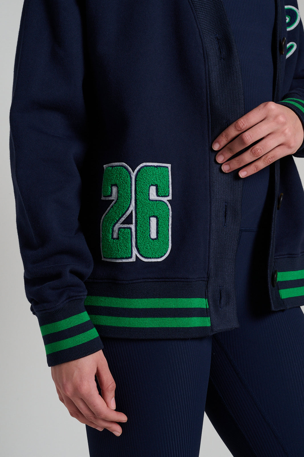 Varsity Cardigan | Soul by SoulCycle