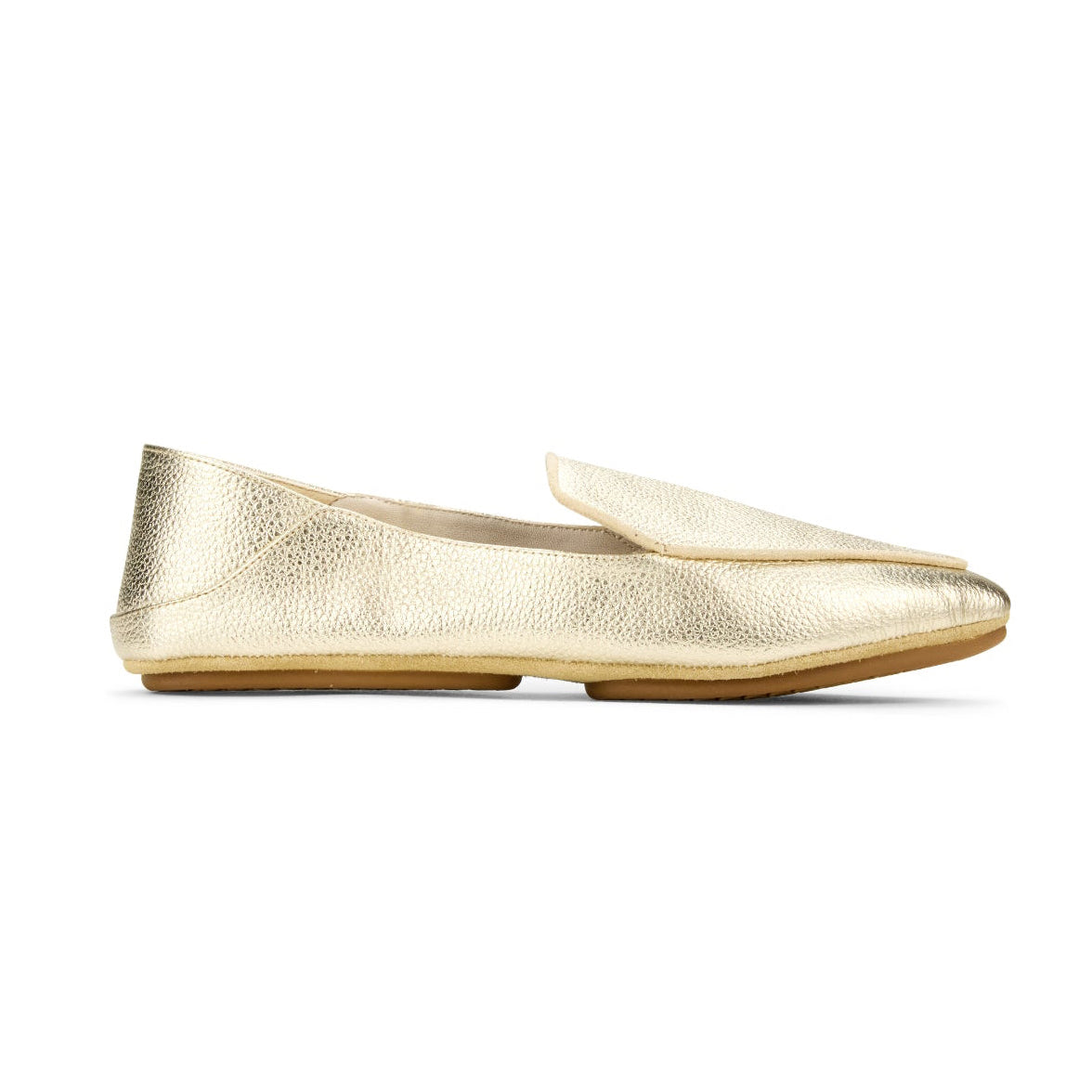 VIVINA IN GOLD METALLIC LEATHER - Yosi Samra  - Women's Flats