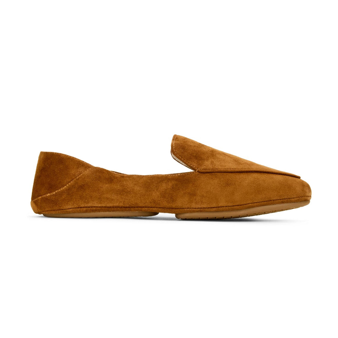 Vivina Loafer in Whiskey Suede - Yosi Samra  - Women's Flats