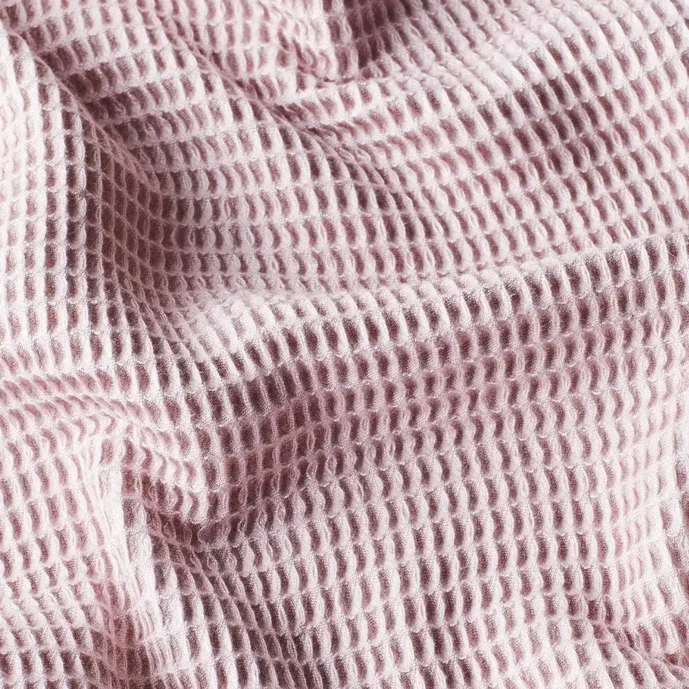 Waffle Hooded Baby Towel / Rose