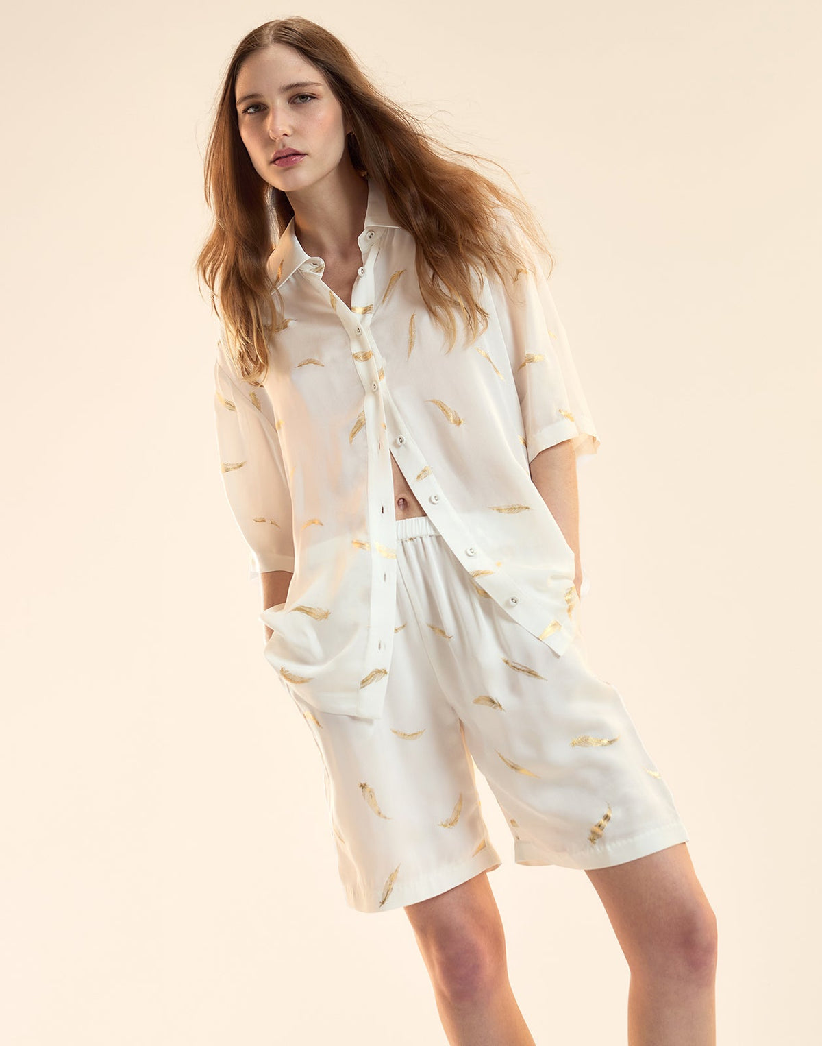 Cynthia Rowley Light as a Feather Camp Shirt
