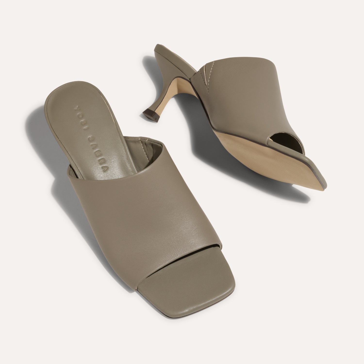 WREN IN TAUPE LEATHER - Yosi Samra  -