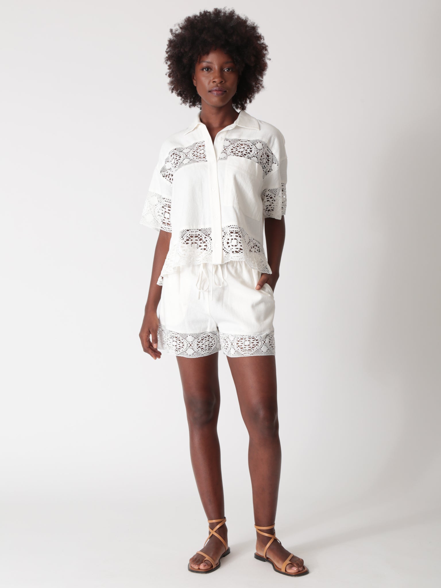 Sail Short - Cloud | Electric & Rose
