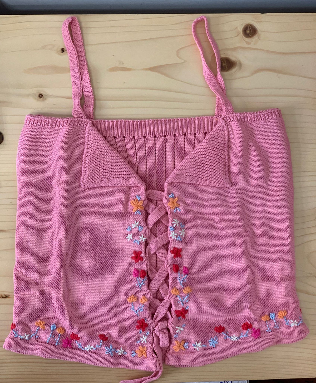 Mary Knitted Top | Pink
