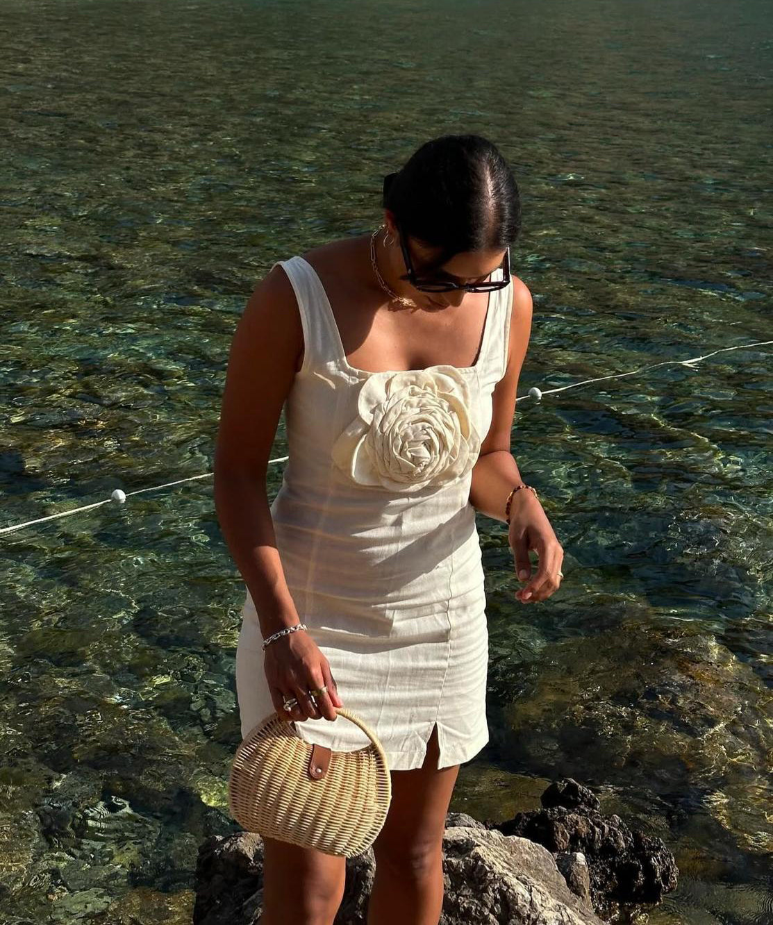 Marina Linen Dress | Ivory