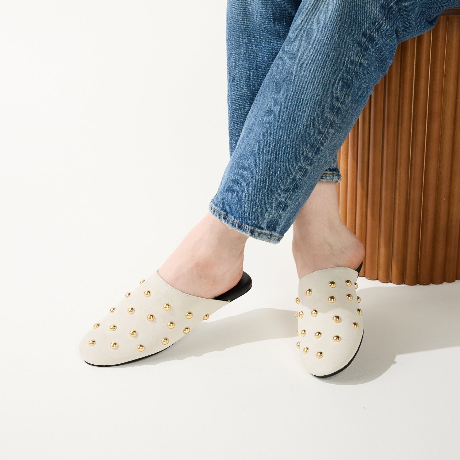 ZOE IN CREAM SUEDE - Yosi Samra  -