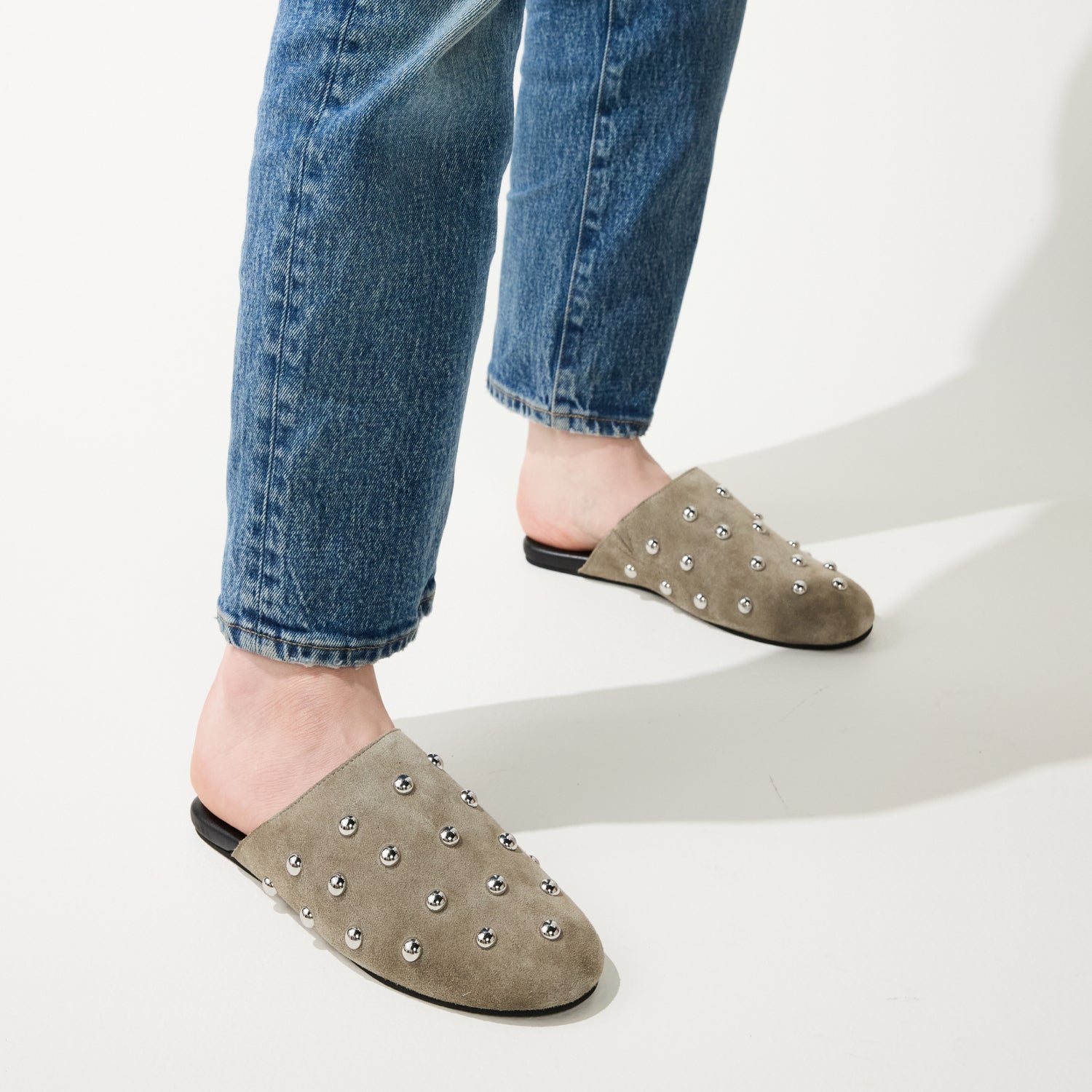 ZOE IN TAUPE SUEDE - Yosi Samra  -