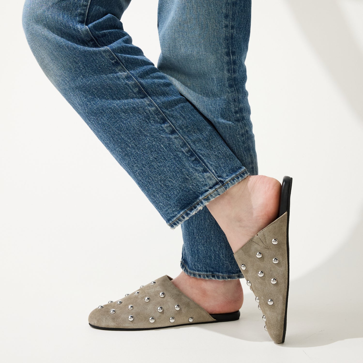 ZOE IN TAUPE SUEDE - Yosi Samra  -