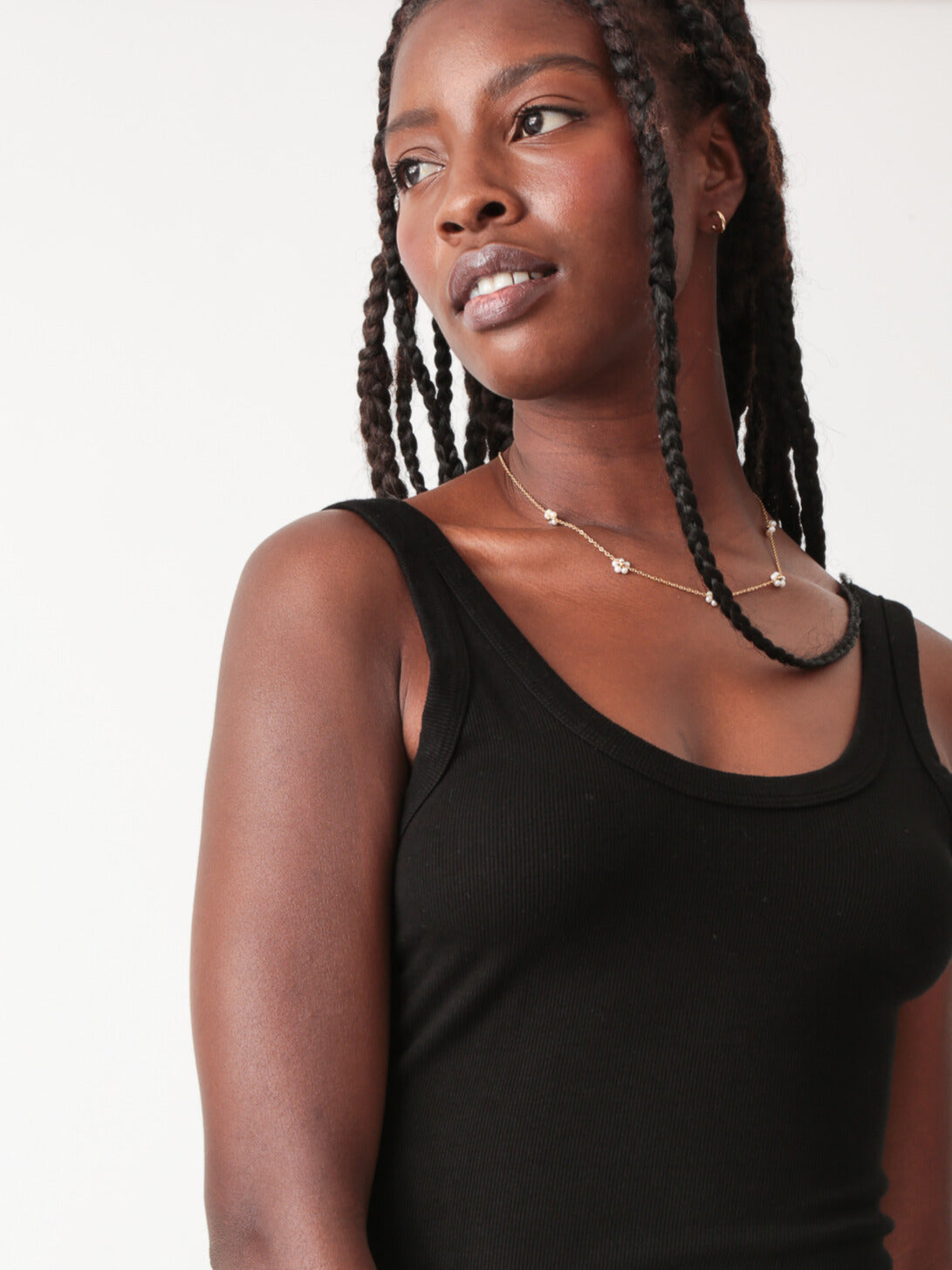 Charlie Rib Dress - Onyx | Electric & Rose