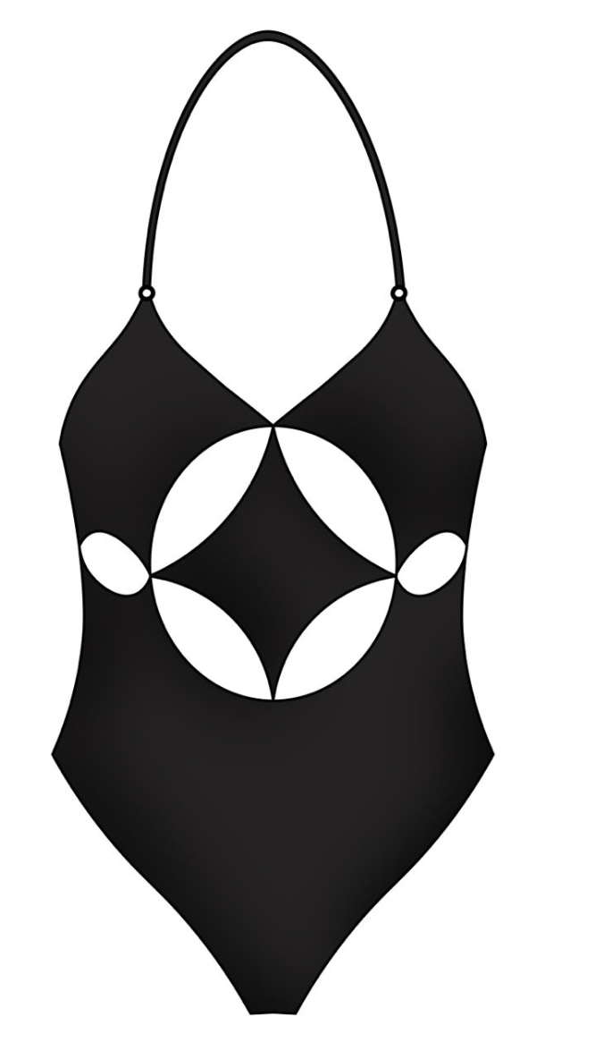 Flag One Piece | Black