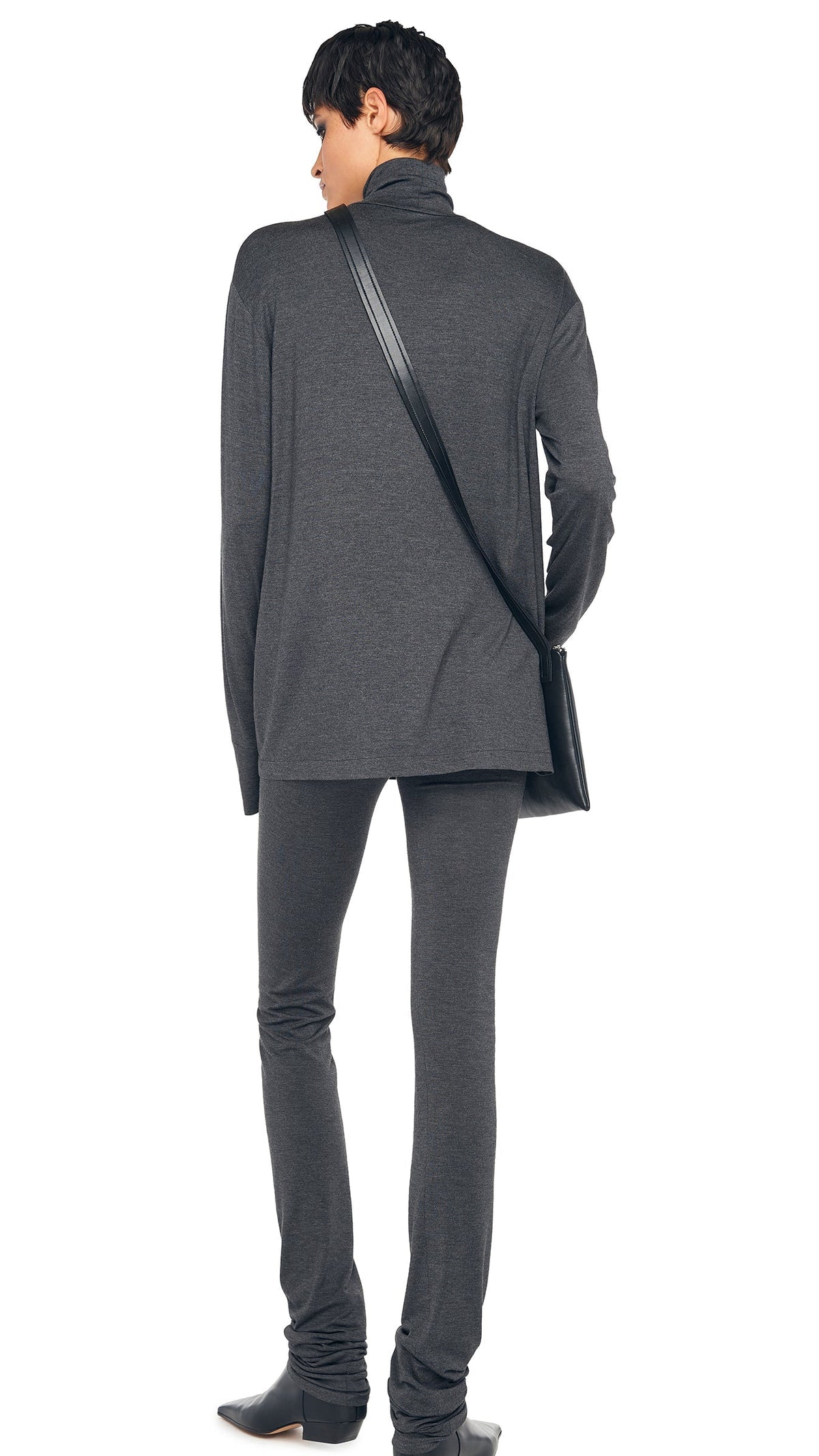 LONG SLEEVE TURTLENECK EASY FIT TOP