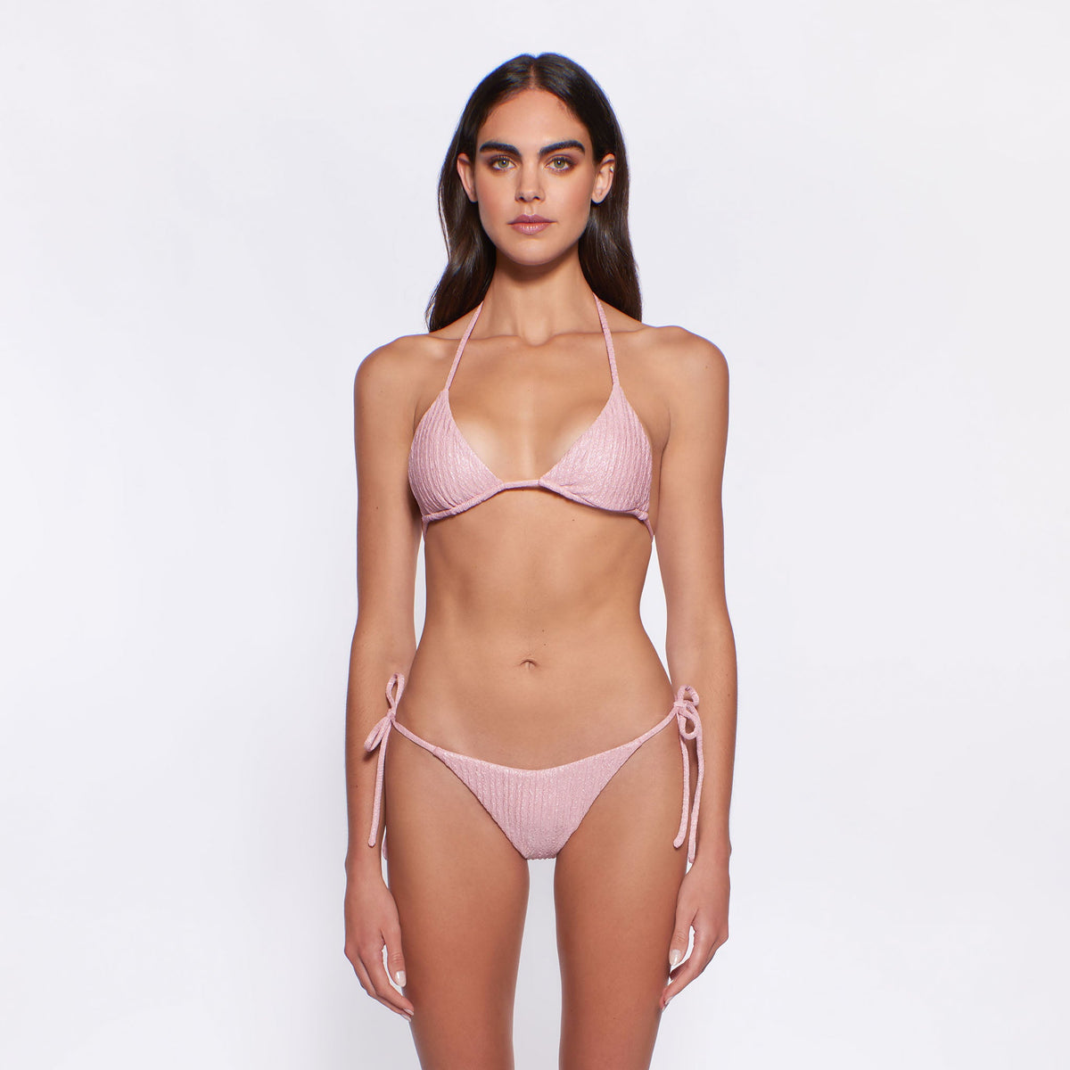 Benji Textured Bikini Top