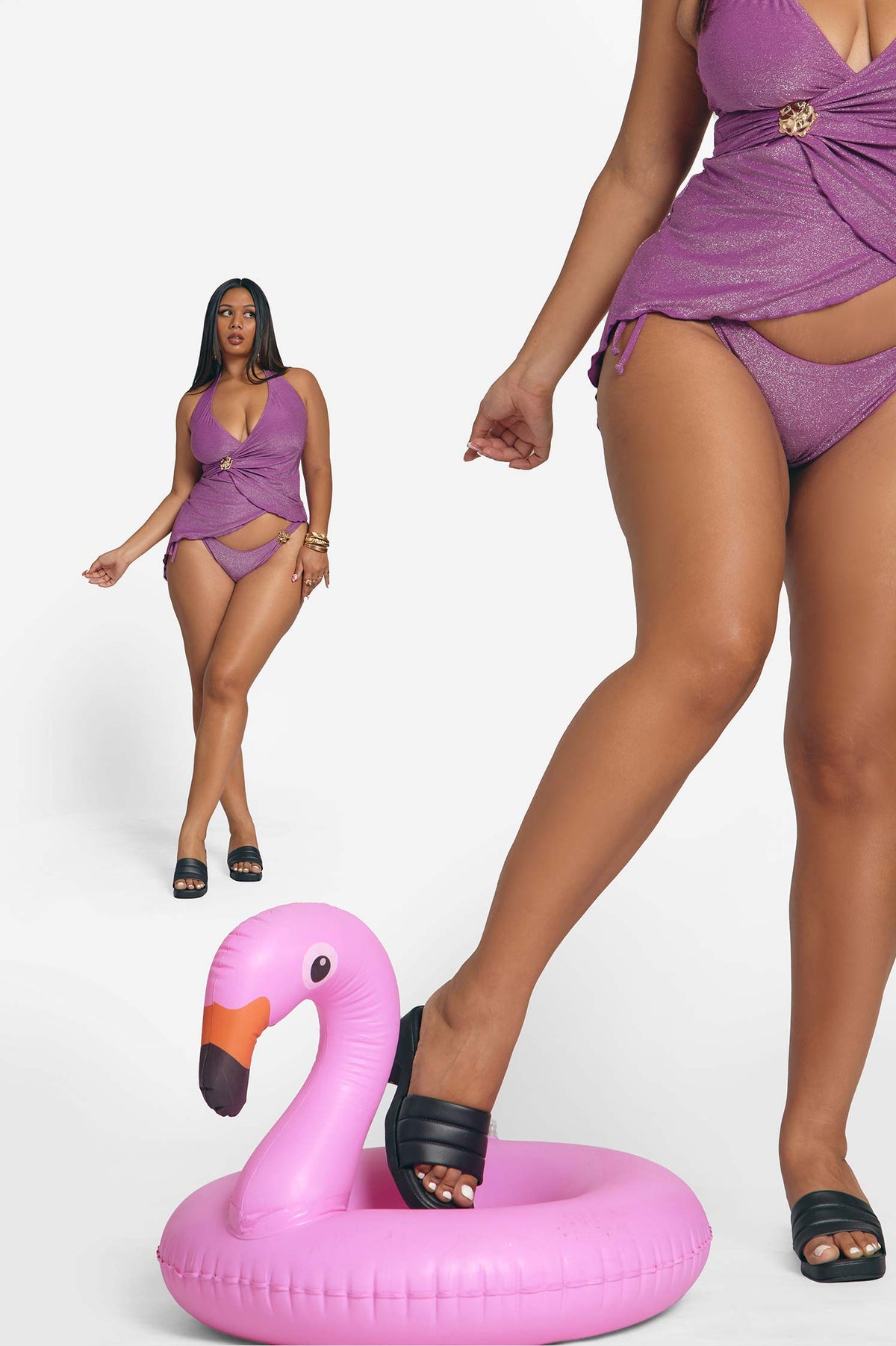 Yasmin® Side-Tie Cheeky  Bottoms / Pretty Princess FINAL SALE