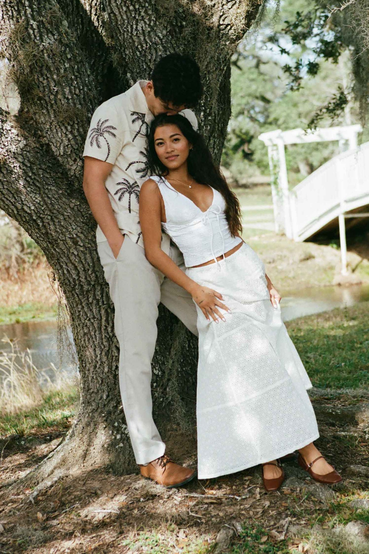 Donna Maxi Skirt / White Eyelet FINAL SALE