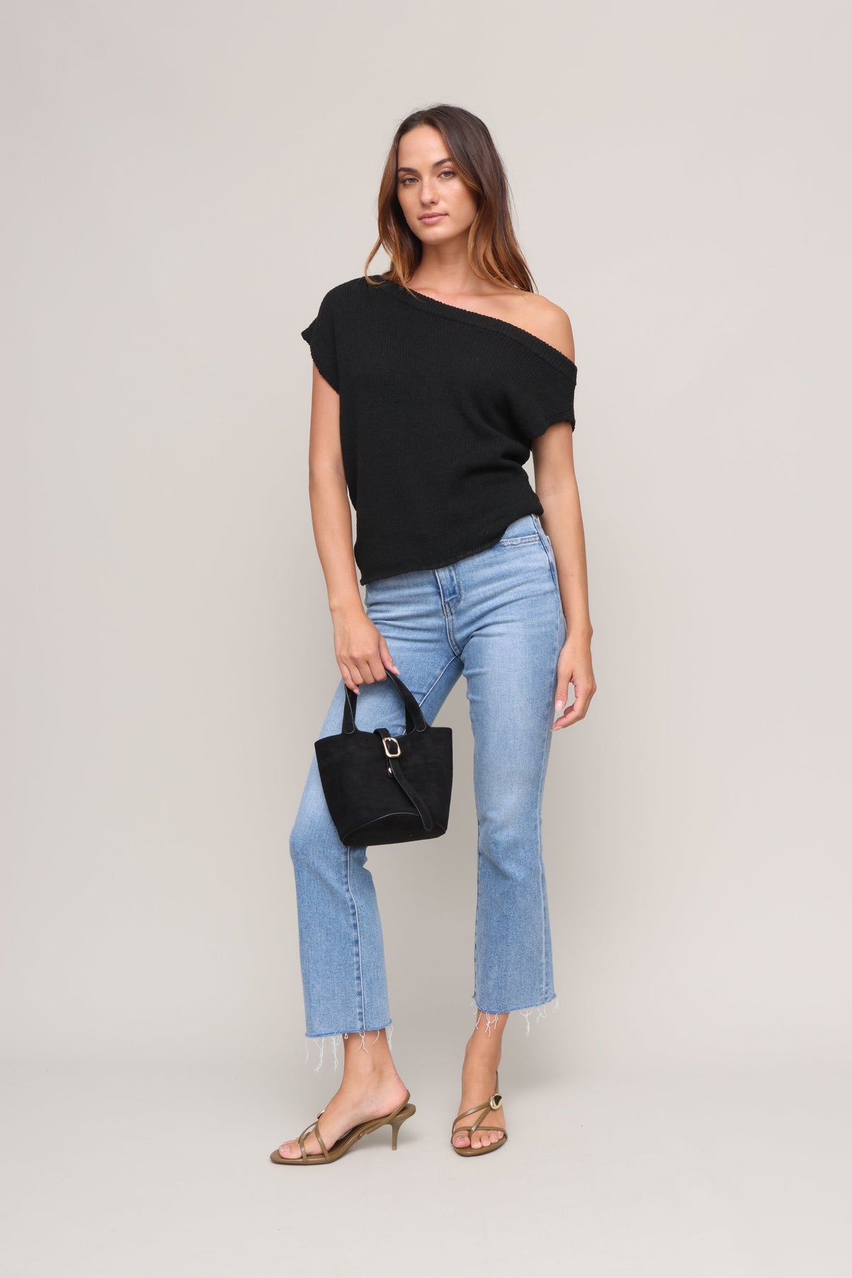 Suede Bucket Bag | Remi Reid
