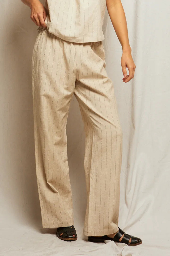 Georgette | Putty Stripe