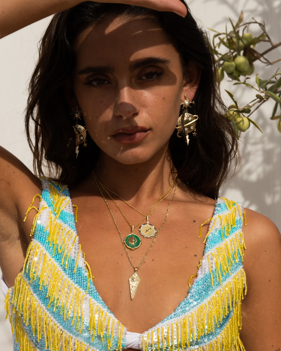 I Am Healthy Necklace (malachite)