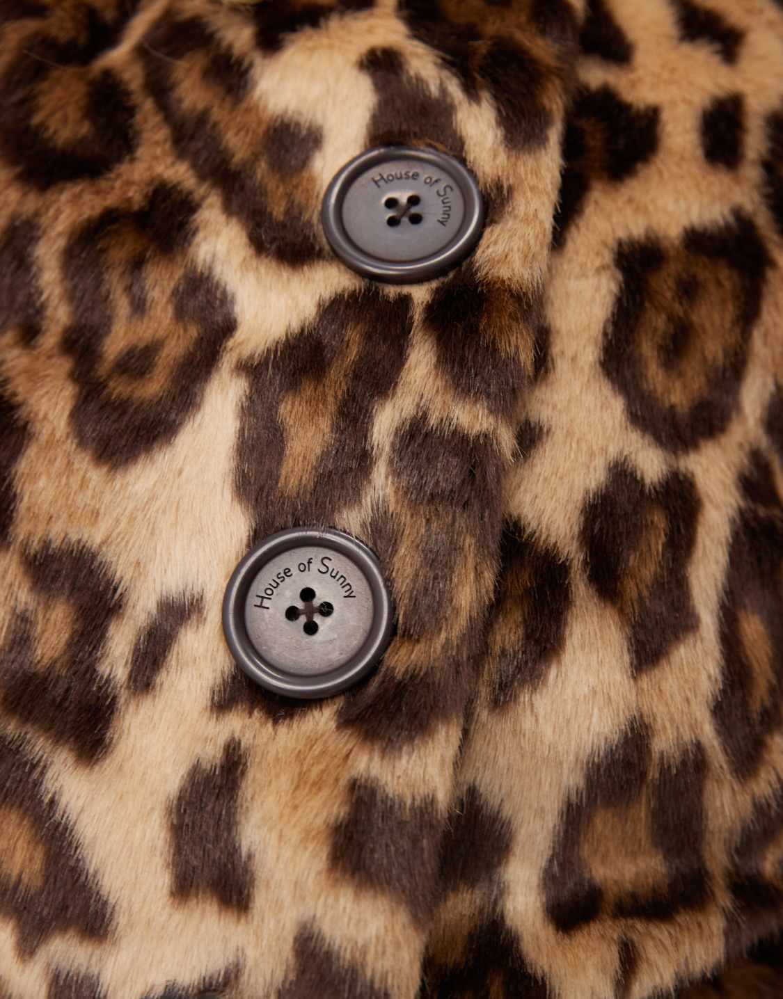 Collarless Leopard Jacket