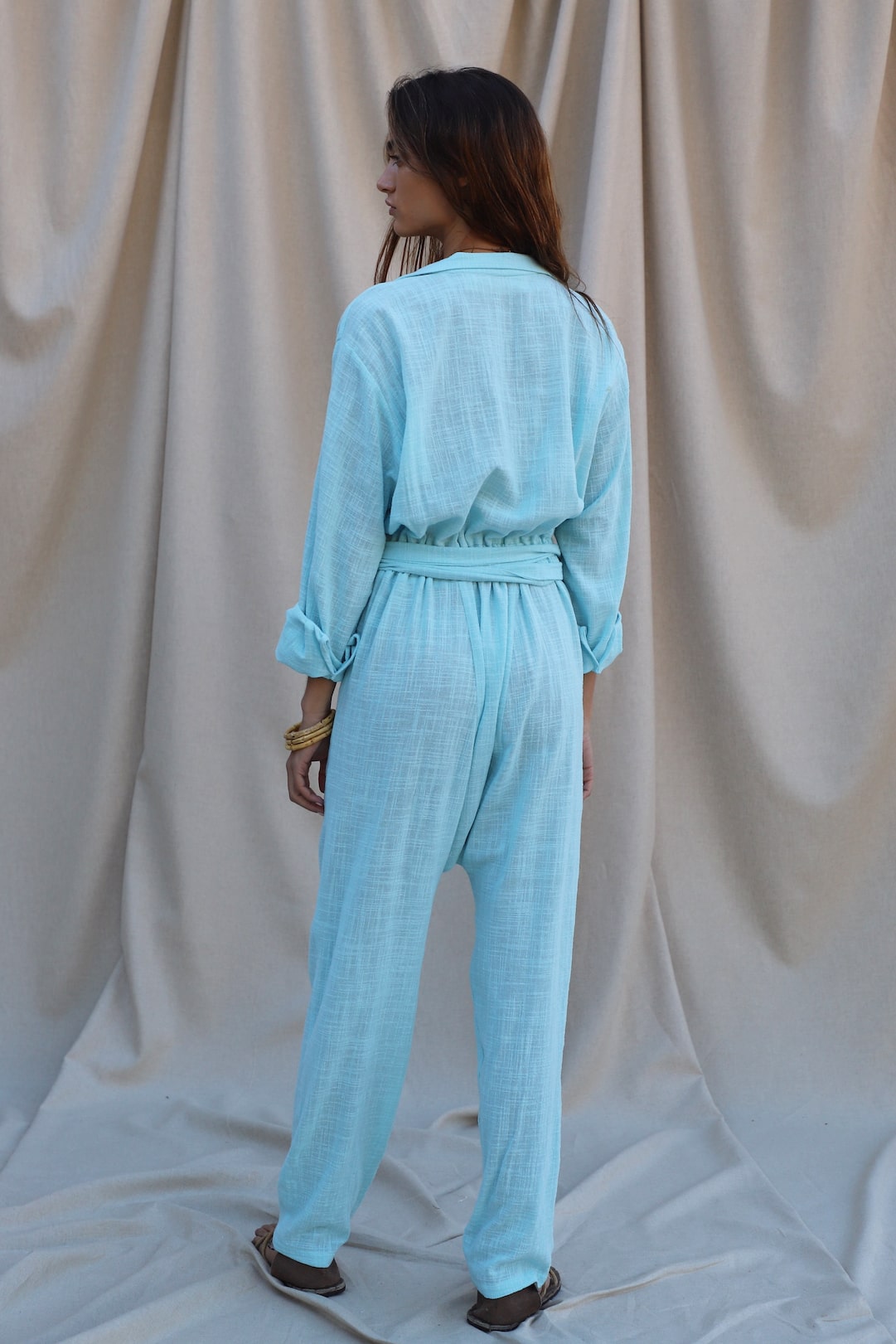 ke'e jumpsuit in surf