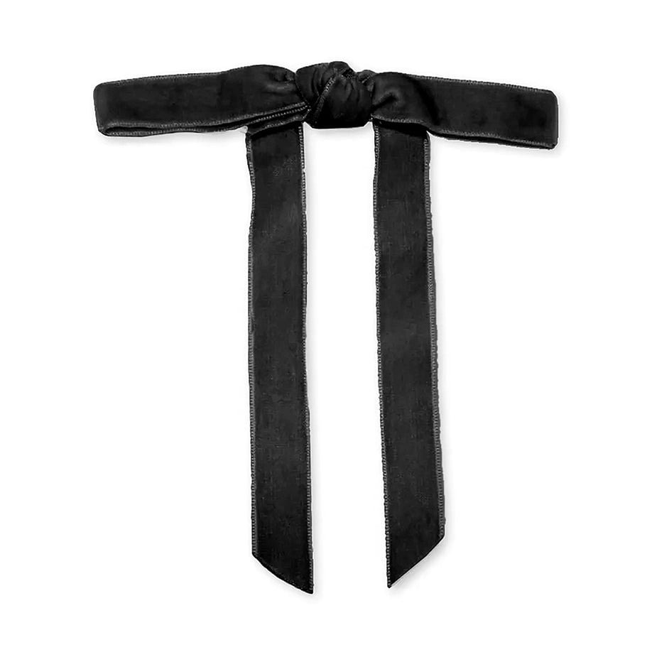Lele Sadoughi HAIR *PRE-ORDER* JET BARDOT BOW BARRETTE