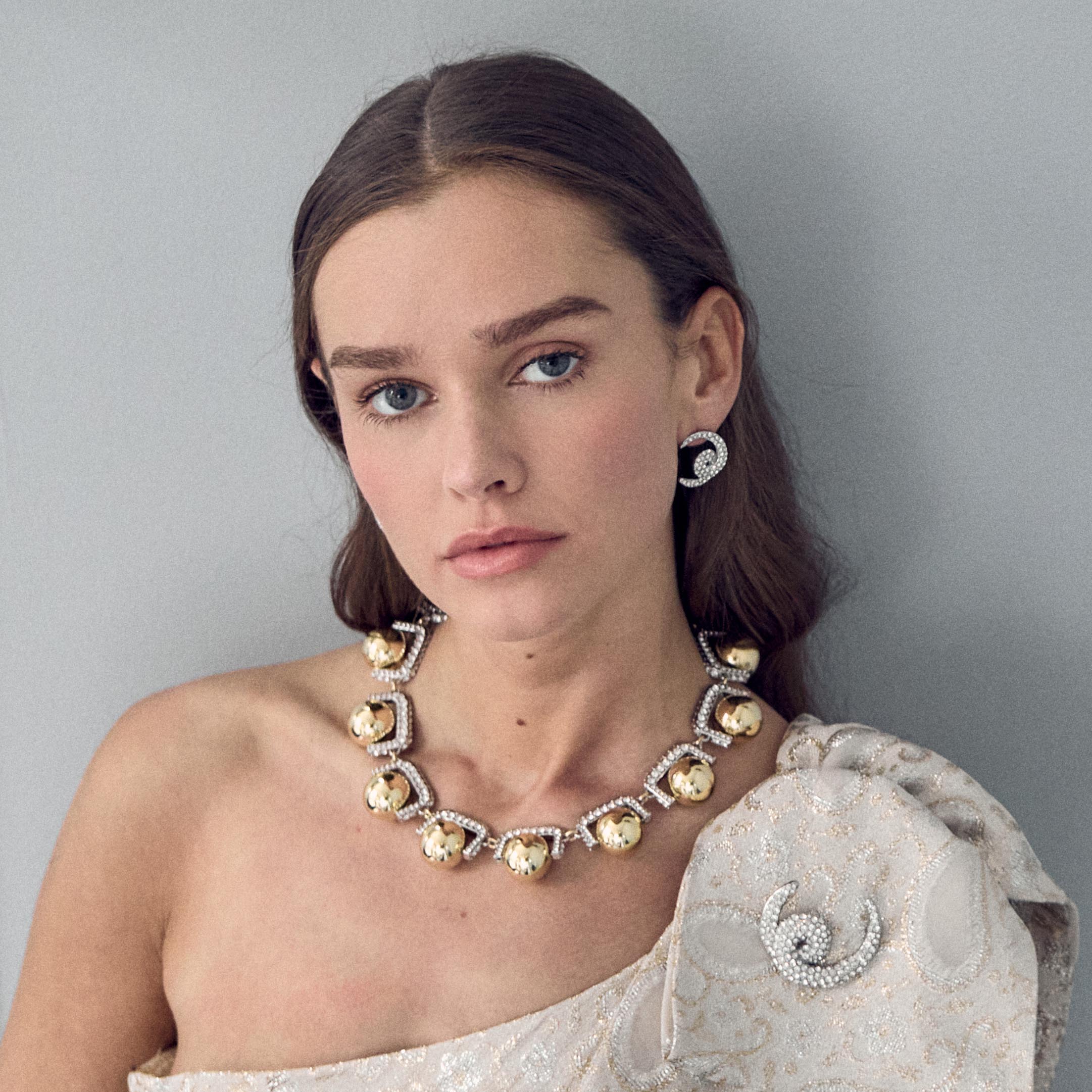 Lele Sadoughi NECKLACES CRYSTAL PINBALL PAVE NECKLACE