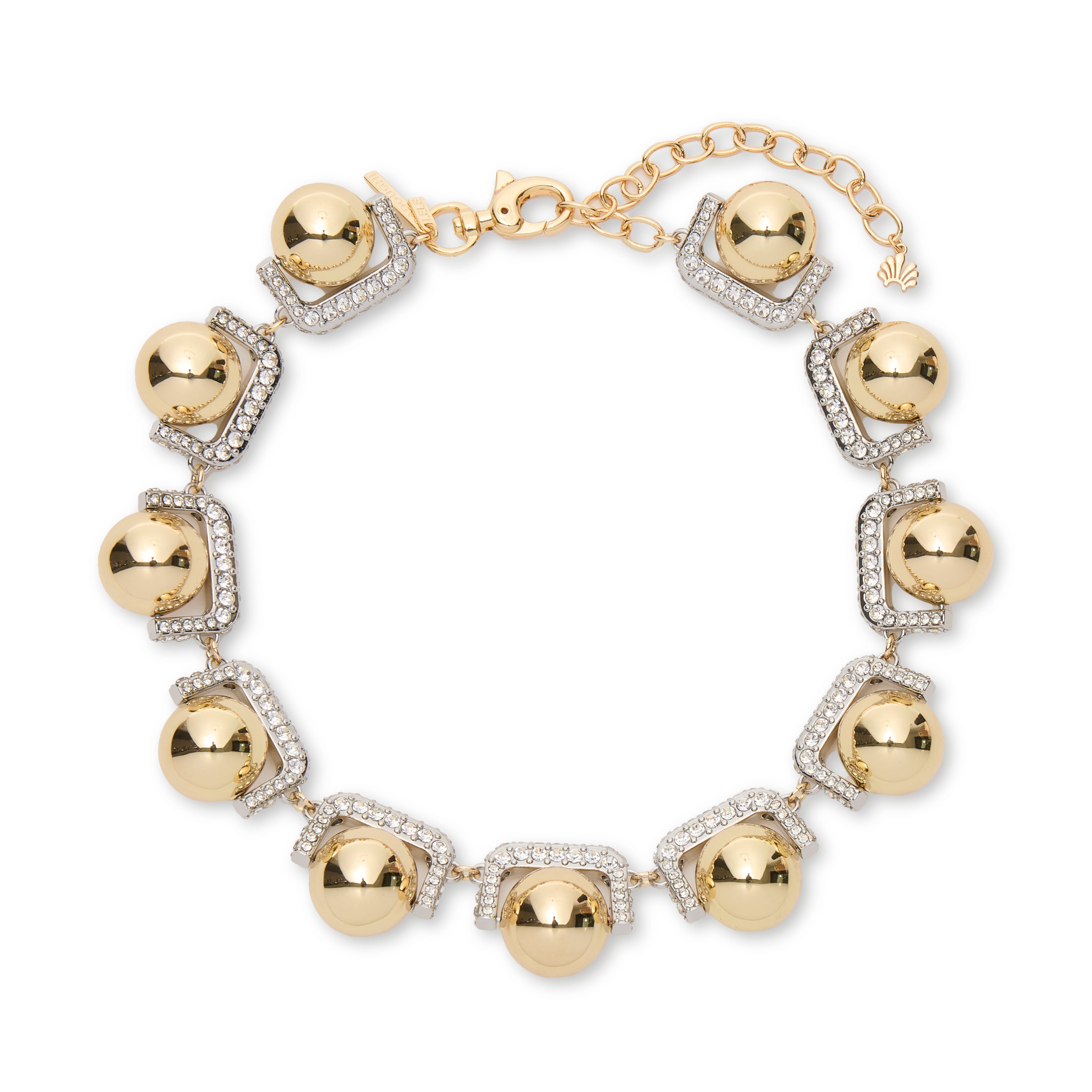 Lele Sadoughi NECKLACES ONE SIZE CRYSTAL PINBALL PAVE NECKLACE