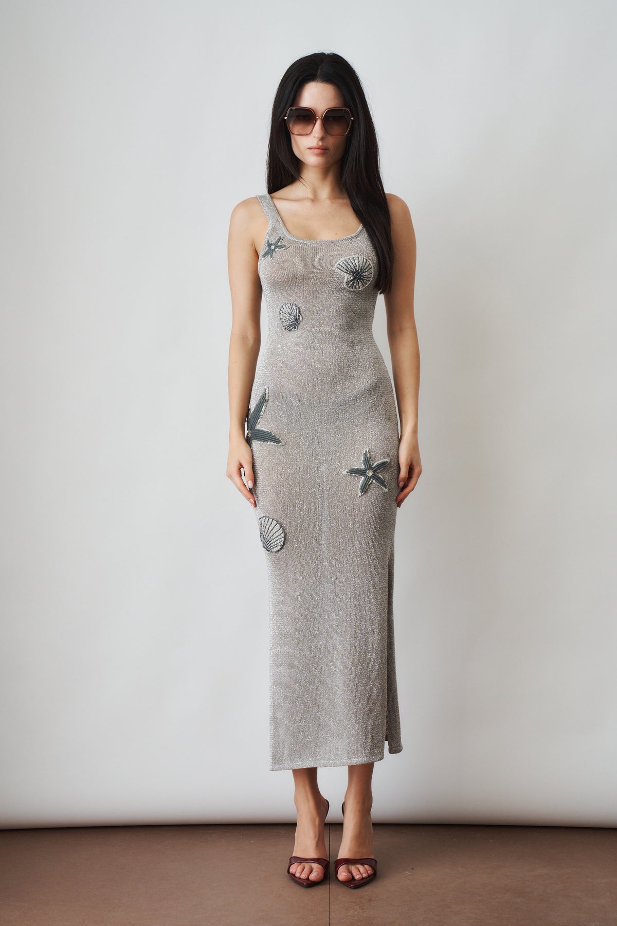 Roselle Dress | Silver