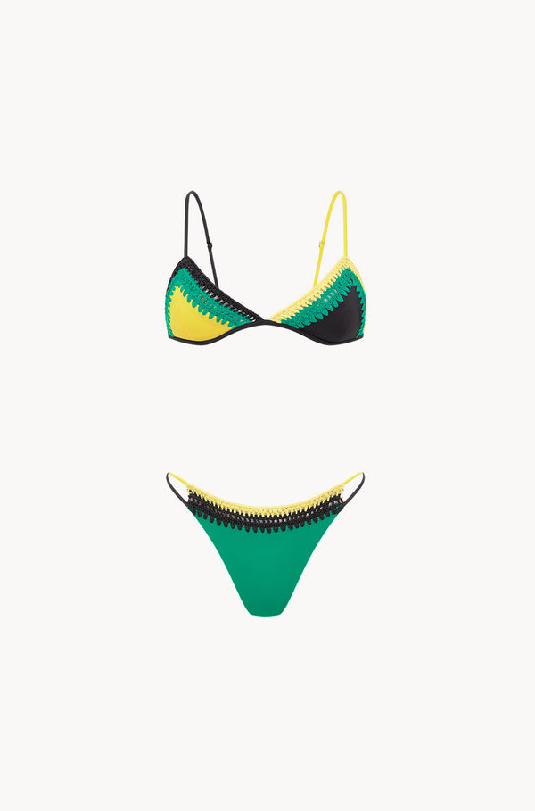 Jamaica Crochet Bikini Set | Green