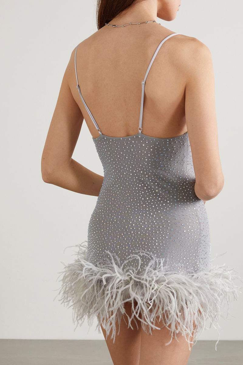 Laurie Mini Dress | Silver