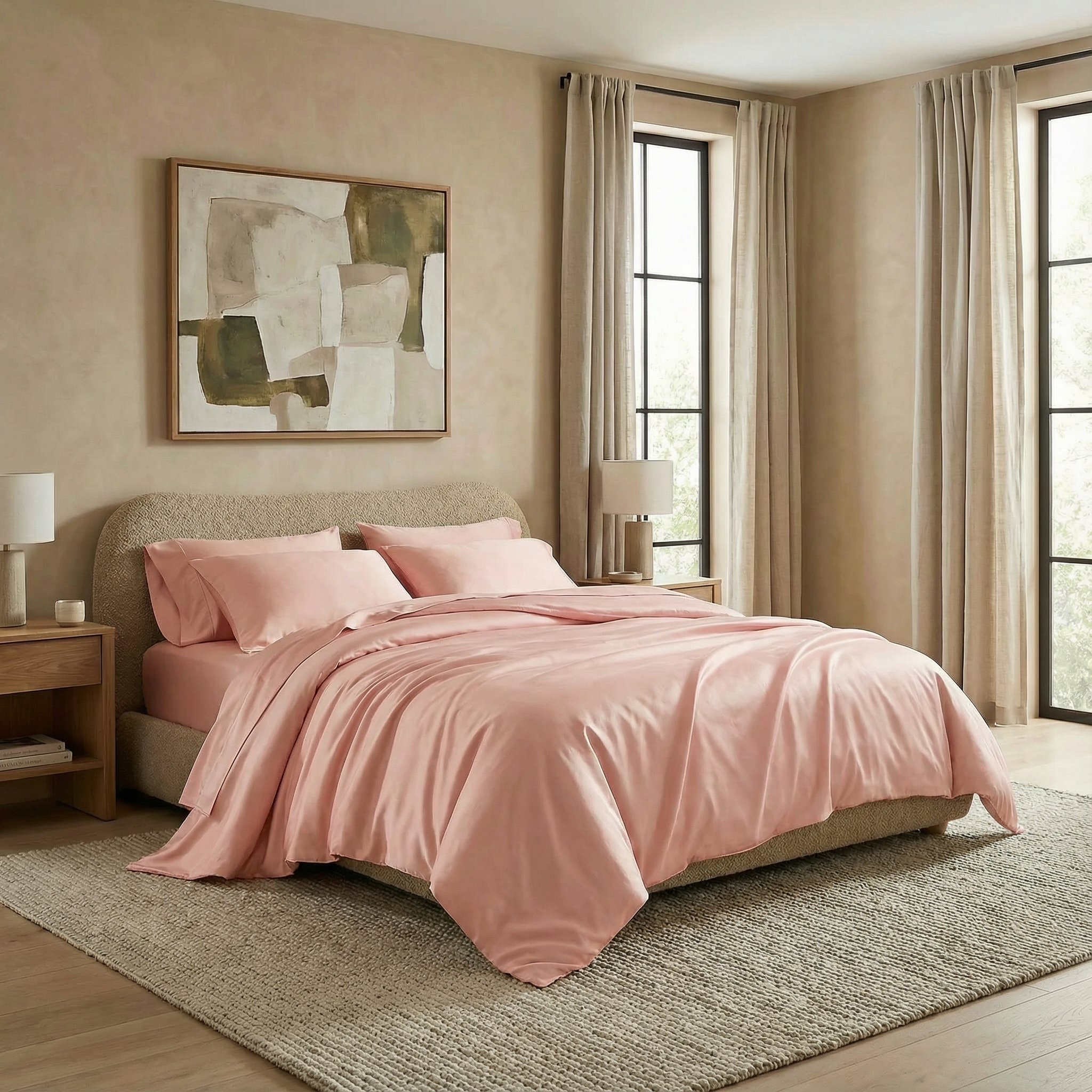 Luxe Sateen Duvet Cover / Quartz