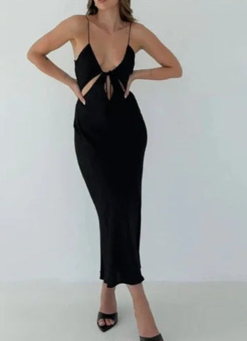 Rumored - Brooklyn Baby Midi Dress - Black
