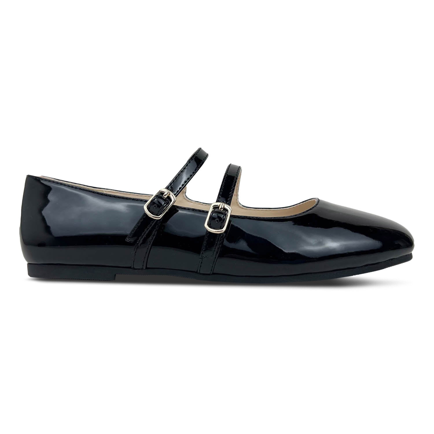 Miss Mary Flat in Black Patent - Kids - Yosi Samra  - Kids' Flats