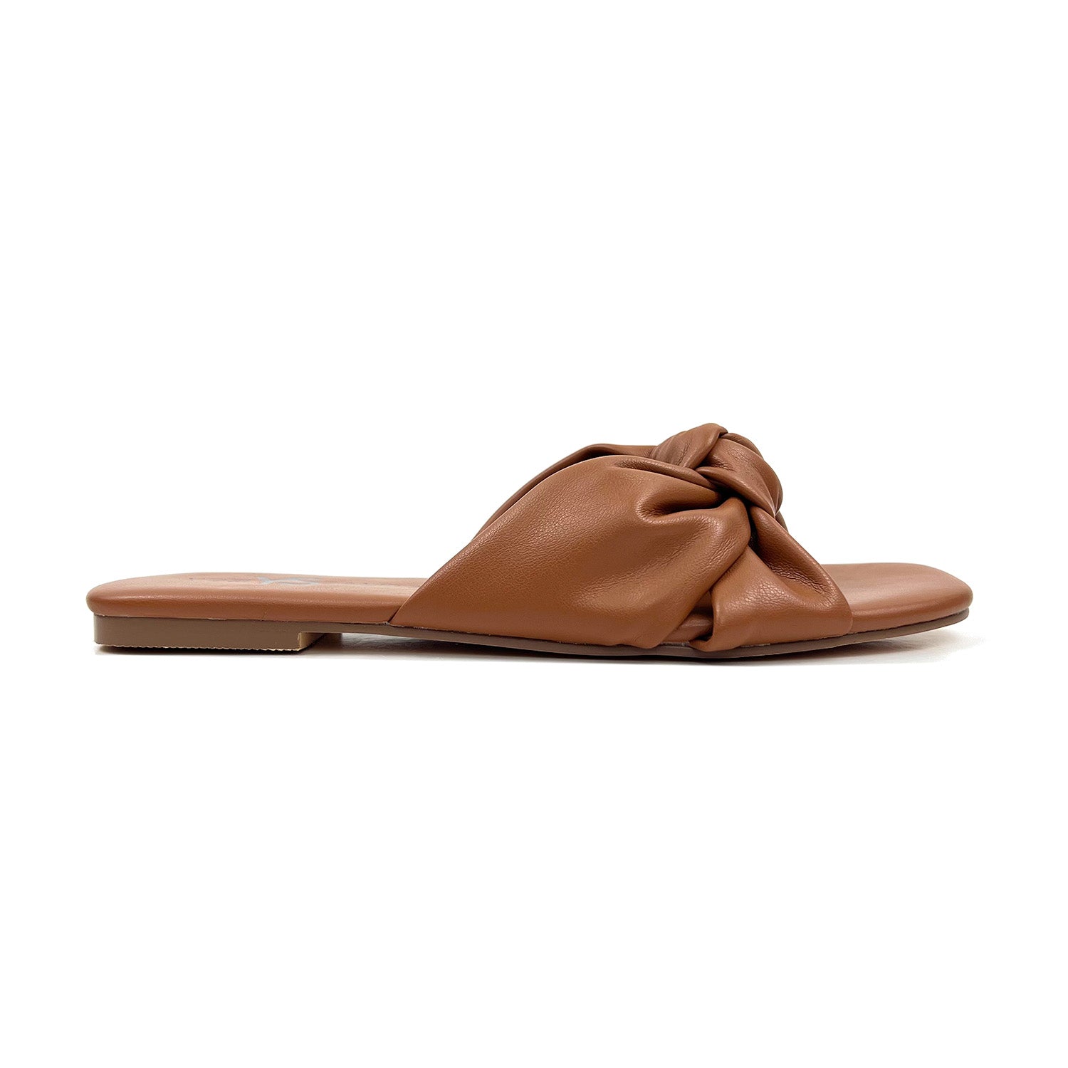Naya Knotted Sandal in Whiskey - Yosi Samra  - Women's Sandals