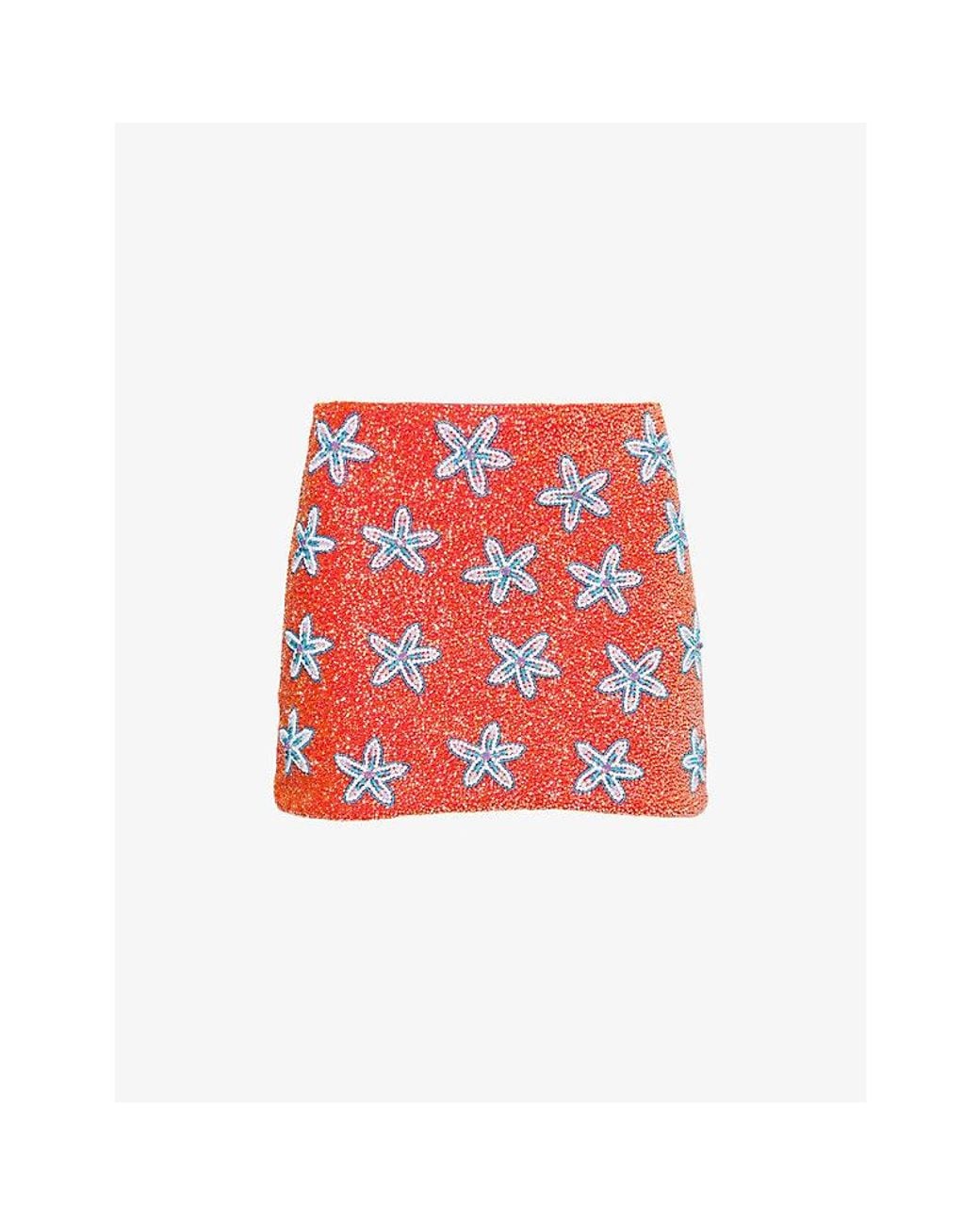 Mia's Marina Co-ord Skirt | Red