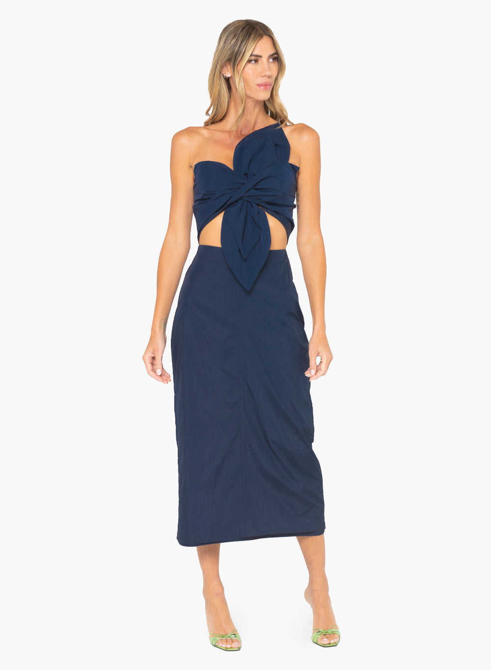 Carmen Dress (Midnight taffeta)
