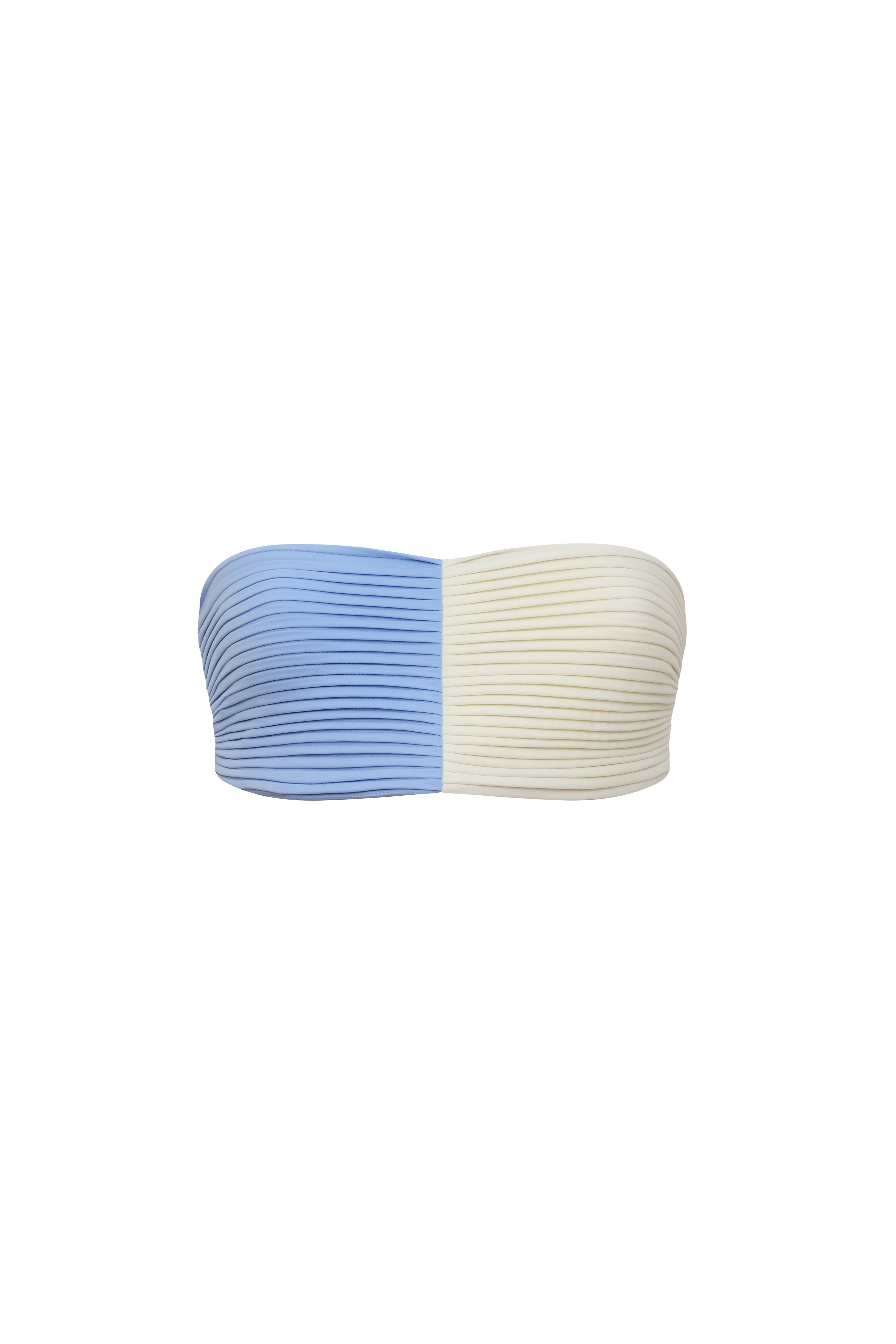 Emma Top / Sky Blue - Ivory
