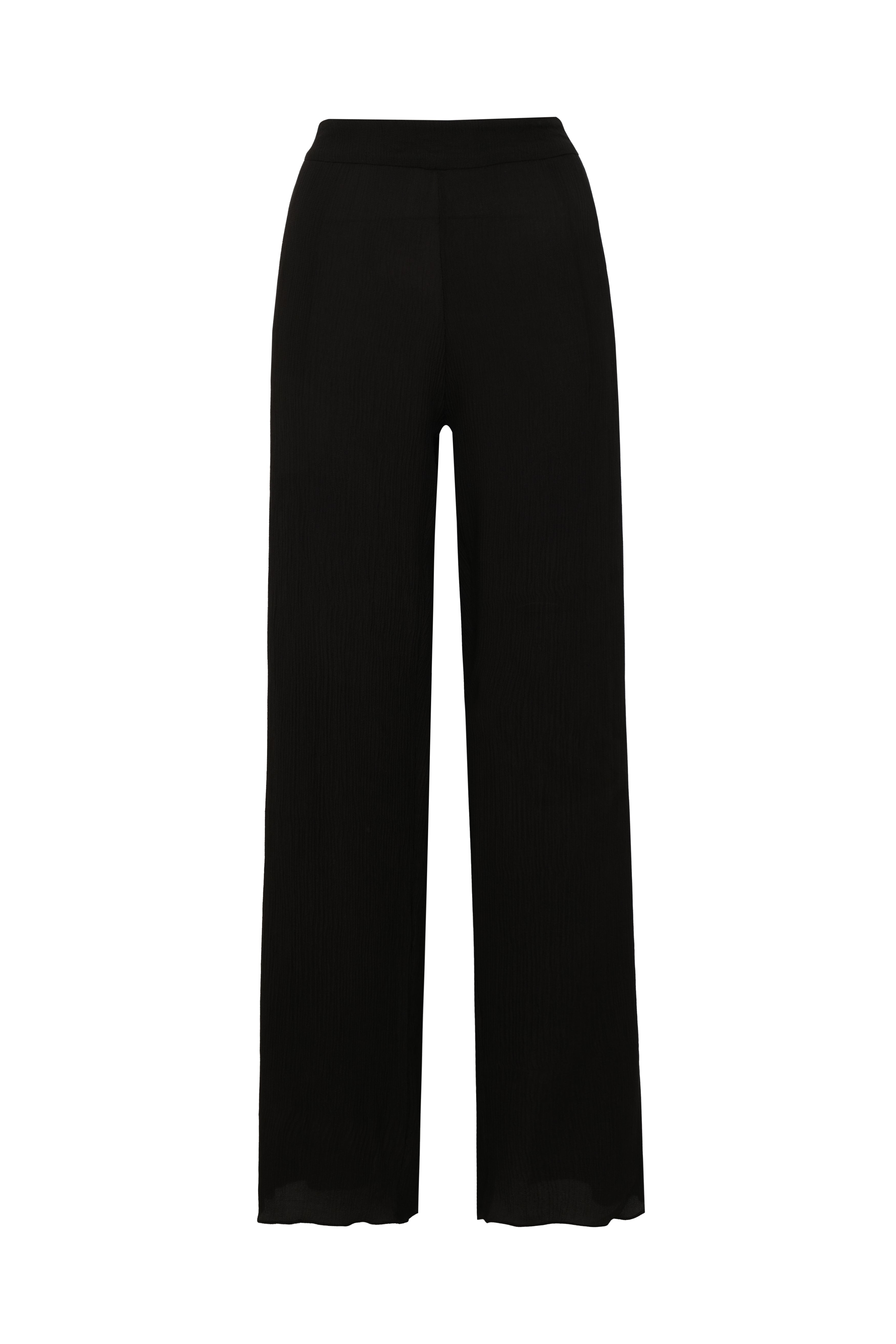 Santo Tomás Martellato Silk Pants / Black