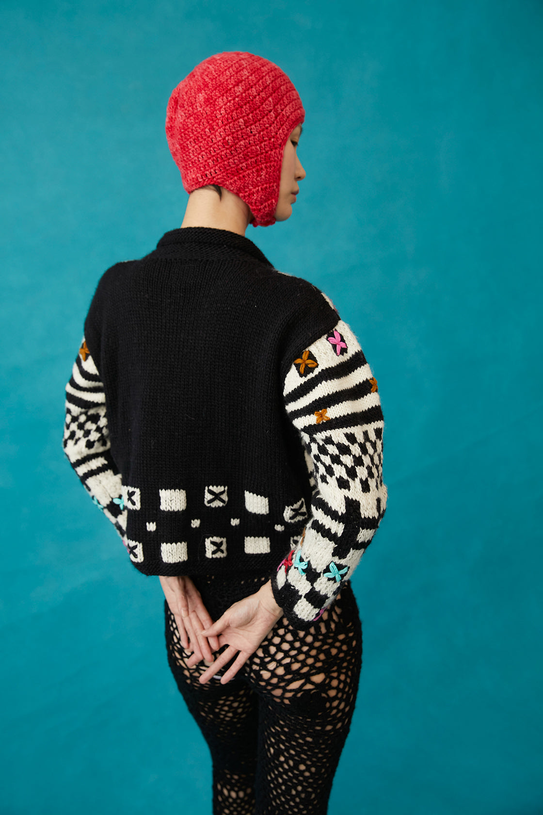 Anette Cardigan | Black & White