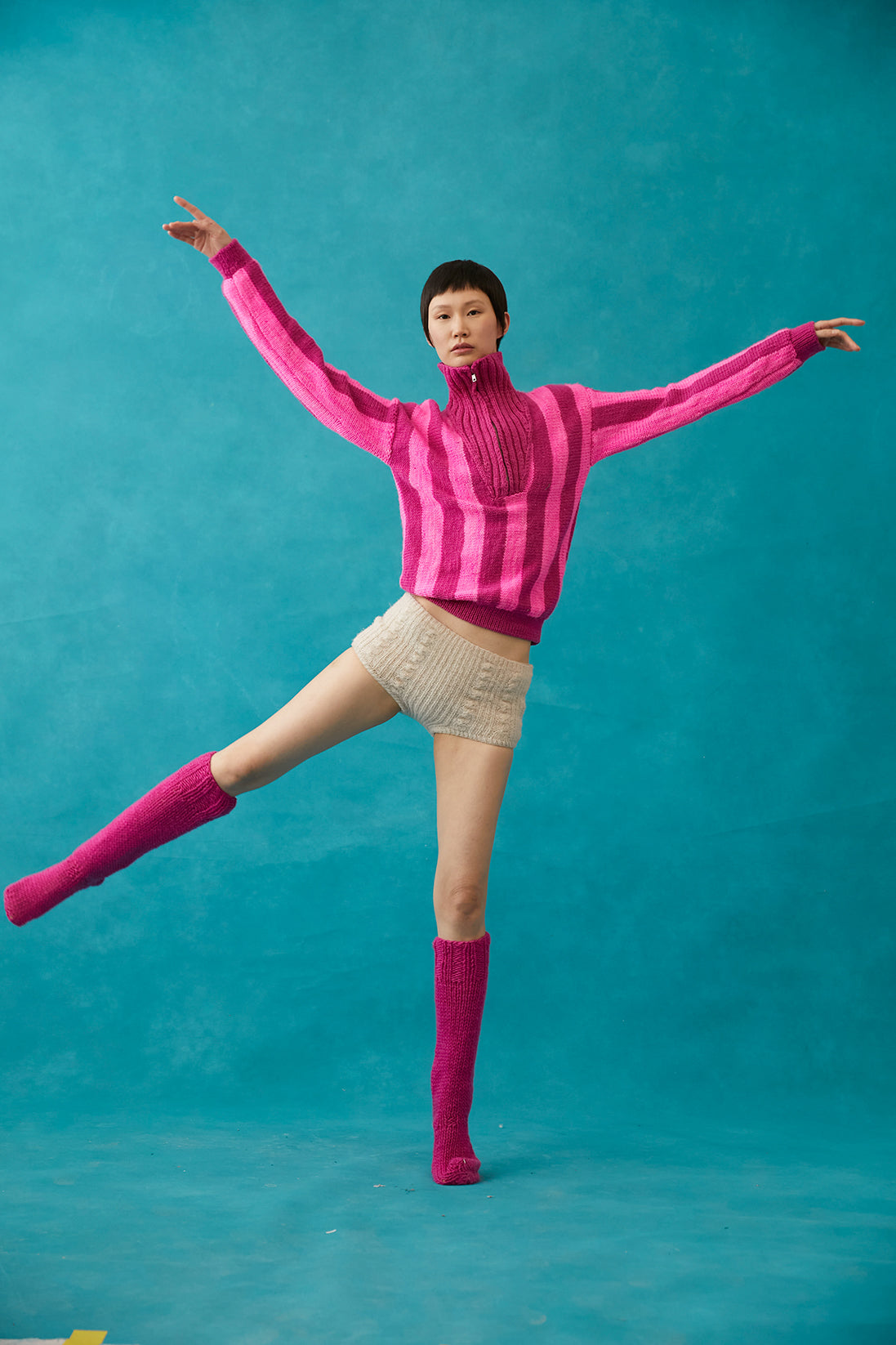 Linette Wool Sweater | Magenta / Pink